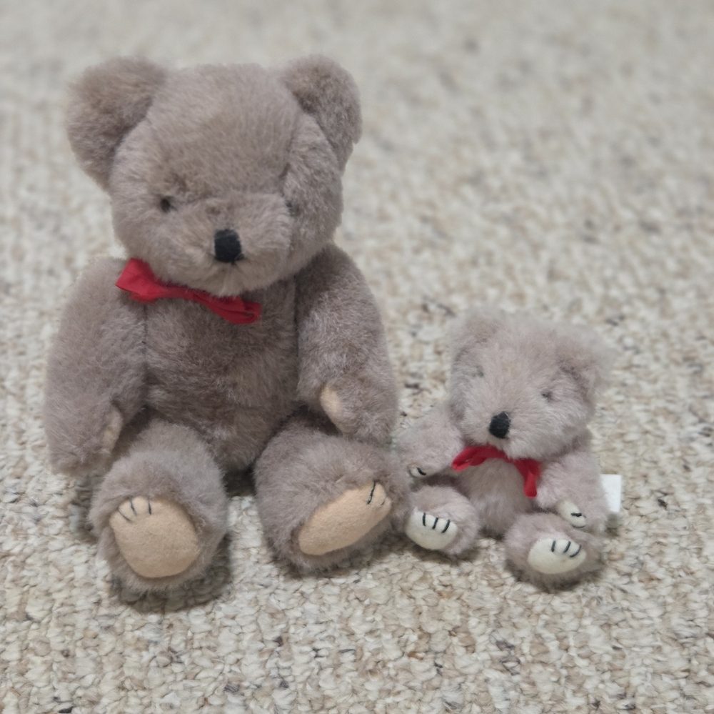 Wang's International Jointed Plush Bears Set Of Two